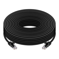 Monoprice Flexboot Series UTP Cat6 Ethernet Patch Cable with 24AWG and 550MHz (100-Feet, Black)