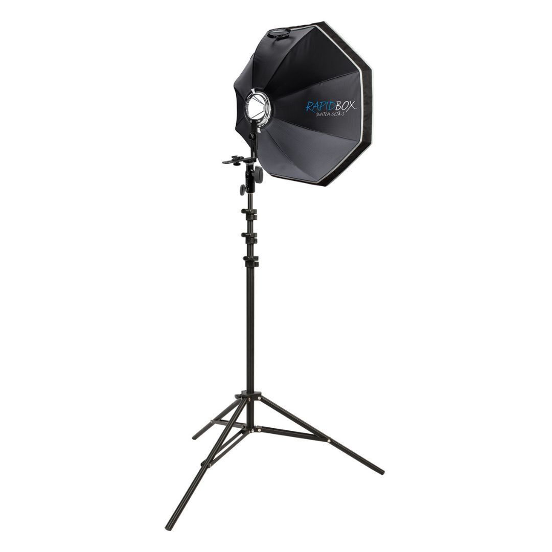 Westcott Rapid Box Switch Octa-S Round Head Speedlite Kit with Deflector Plate (Black)