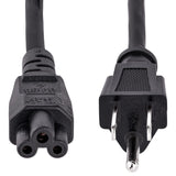 StarTech 3 Feet Laptop Power Cord, NEMA 5-15P to C5, 10A 125V, 18AWG, Laptop Charger Cord