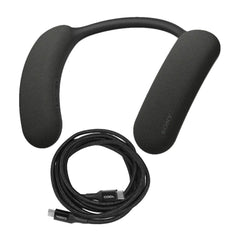 Sony Bravia Theater U Wearable TV Speaker with 360 Spatial Sound Technology (Black) Bundle