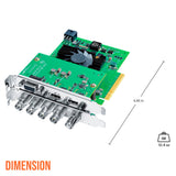 Blackmagic Design DeckLink 8K Pro G2 Capture Card with 6-Feet HDMI Cable (Silver, 2-Pack) Bundle