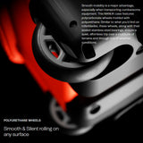 Nanuk 935 Waterproof Hard Case with Lid Organizer, Padded Divider and Wheels (Black) Bundle