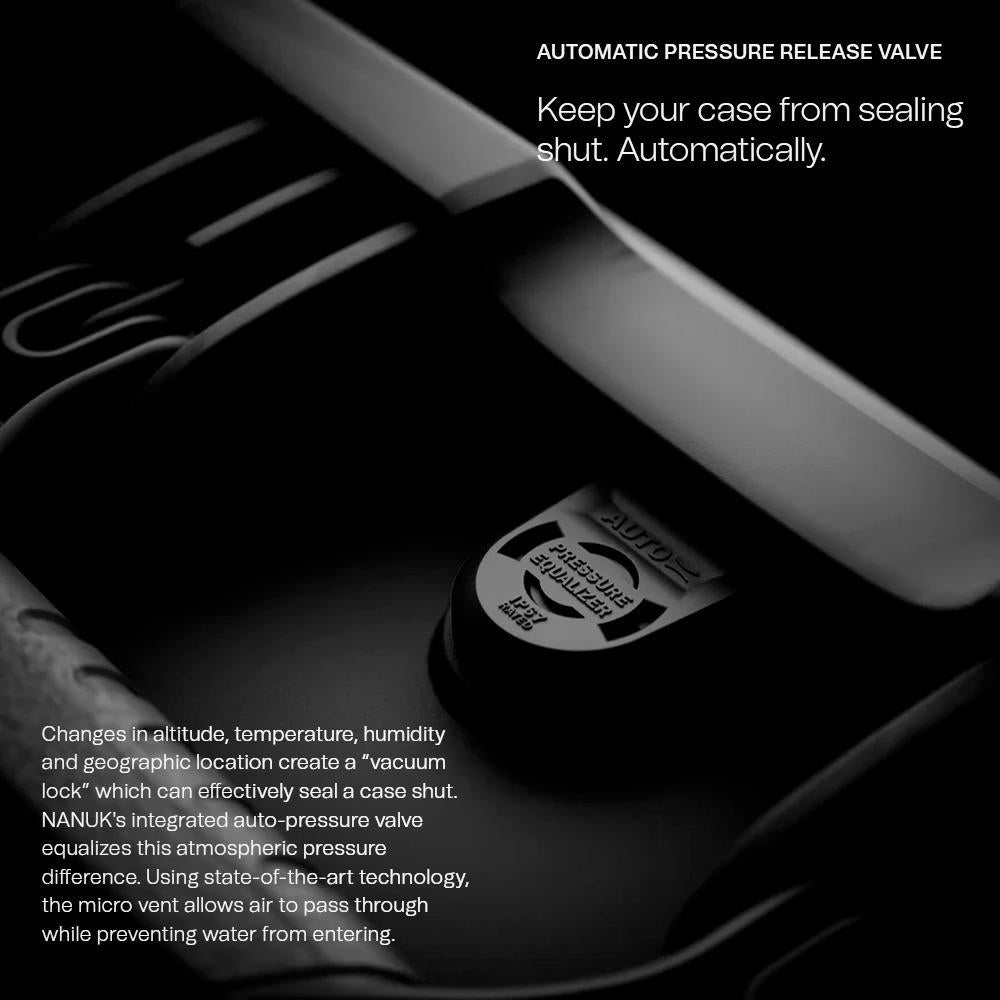 Nanuk 935 Waterproof Hard Case with Lid Organizer, Padded Divider and Wheels (Black) Bundle