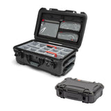 Nanuk 935 Waterproof Hard Case with Lid Organizer, Padded Divider and Wheels (Black) Bundle