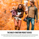 Agfa Photo DC9200 Compact Digital Camera (Gray) with Camera Case (Black and Galaxy Blue) Bundle