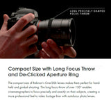 Rokinon 24mm T1.5 Cine DSX High Speed Wide Angle Cine Lens for Sony E with 35mm T1.5 Lens Bundle