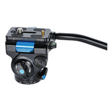 Sirui VA-5X Fluid Video Head with Quick Release Plate, Panorama Base, and Aluminum Body (Black)
