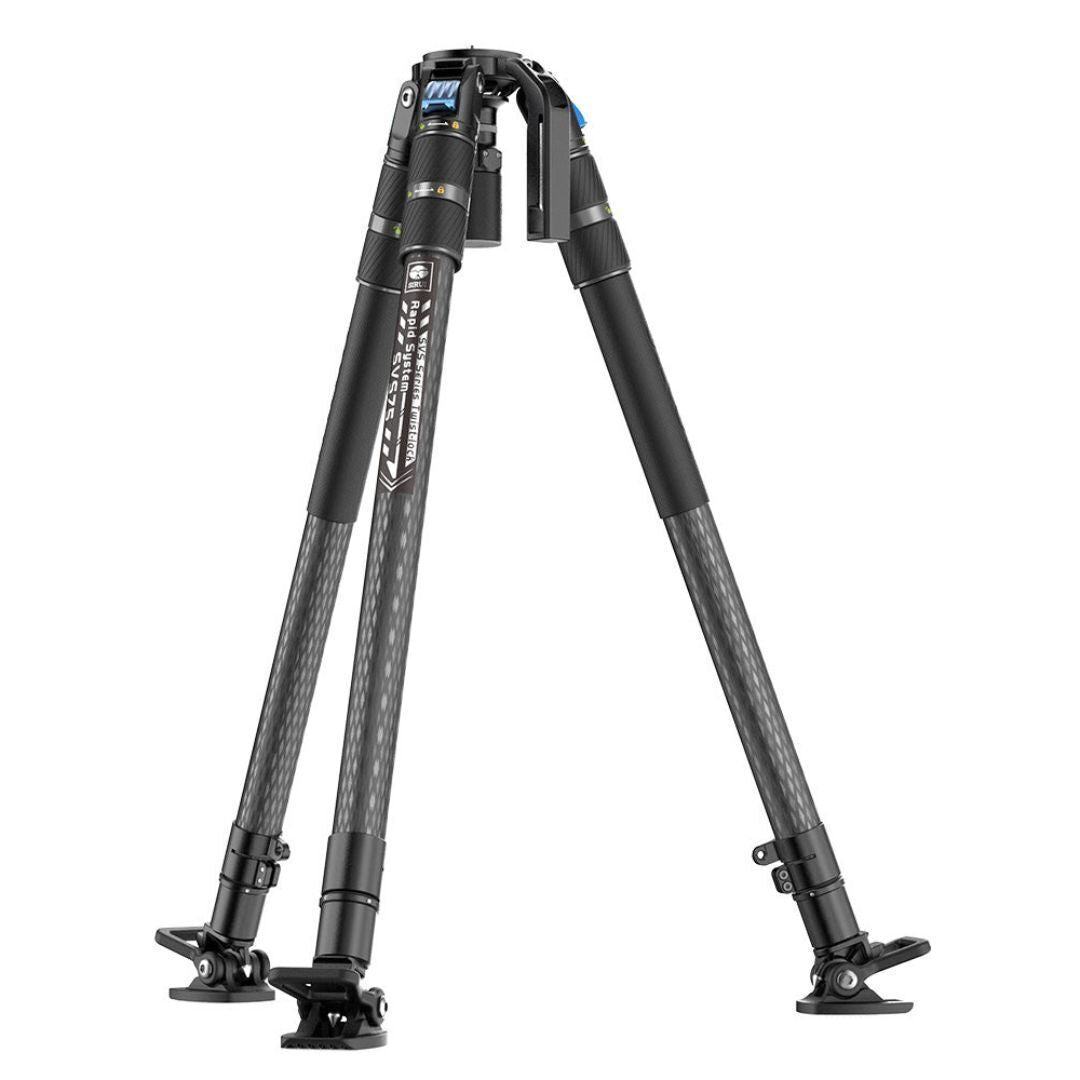 Sirui SVS75 Rapid-System One-Step Height Adjustment Carbon Fiber Tripod with SVH15 Fluid Head