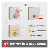 Kwikset Montara Handleset with Juno Knob and Deadbolt Keyed One Side Design (Venetian Bronze)