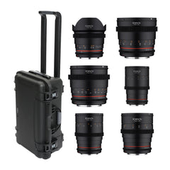 Rokinon 24mm T1.5 Cine DSX High Speed Wide Angle Cine Lens for Sony E with 35mm T1.5 Lens Bundle