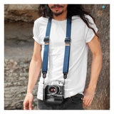Peak Design Slide Lite Camera Strap with Revamped Anchors and Anchor Mount (Midnight Blue)