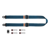 Peak Design Slide Lite Camera Strap with Revamped Anchors and Anchor Mount (Midnight Blue)