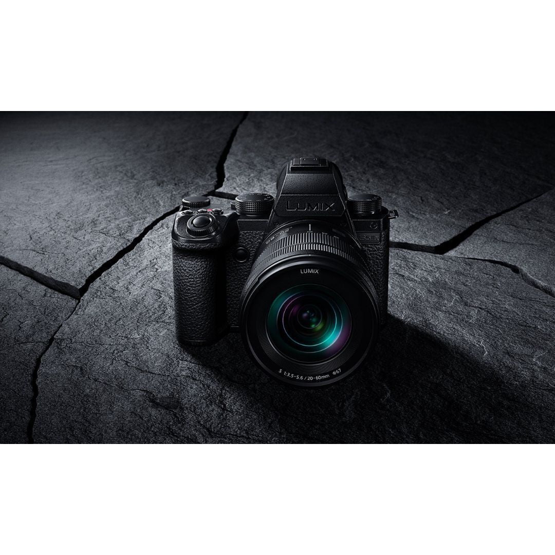 Panasonic LUMIX S5M2X Full-Frame Mirrorless Camera with 20-60mm Lens, 24.2MP (Black) (Certified Refurbished)