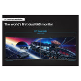 Samsung 57-Inch Odyssey Neo G9 Dual 4K UHD Quantum Mini-LED HDR 1000 Curved Gaming Monitor