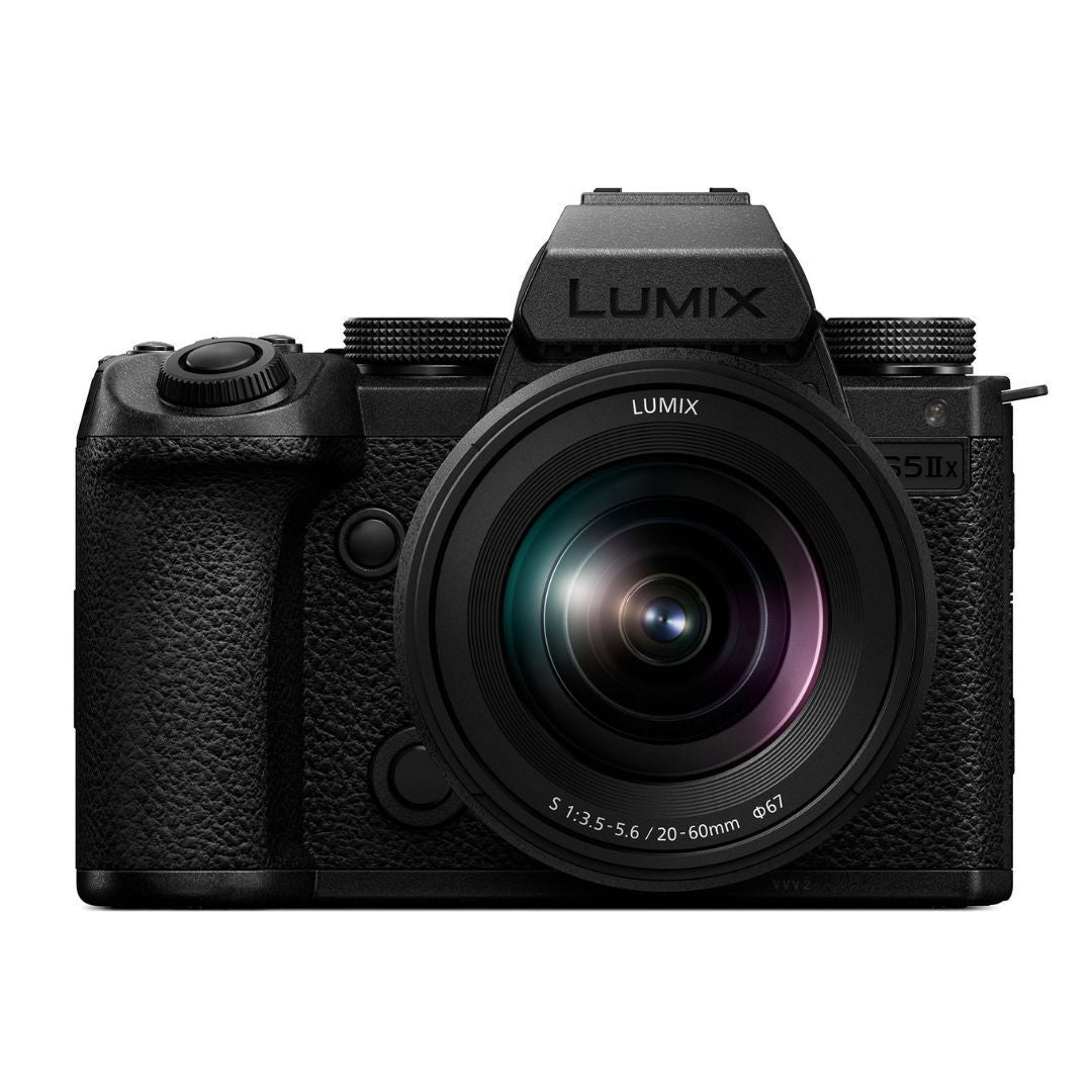 Panasonic LUMIX S5M2X Full-Frame Mirrorless Camera with 20-60mm Lens, 24.2MP (Black) (Certified Refurbished)