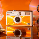 Kodak Ektar H35N 35mm Half Frame Film Camera with Star Filter and Tripod Support (Glazed Orange)