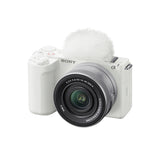 Sony Alpha ZV-E10 II Content Creators’ Camera with APS-C Mirrorless Lens and Lens Kit (White)