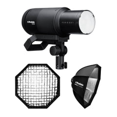 Profoto Pro-D3 Industrial-Grade 1250W Monolight with Softbox and Softgrid Bundle