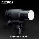 Profoto Pro-D3 Industrial-Grade 1250W Monolight with Softbox and Softgrid Bundle