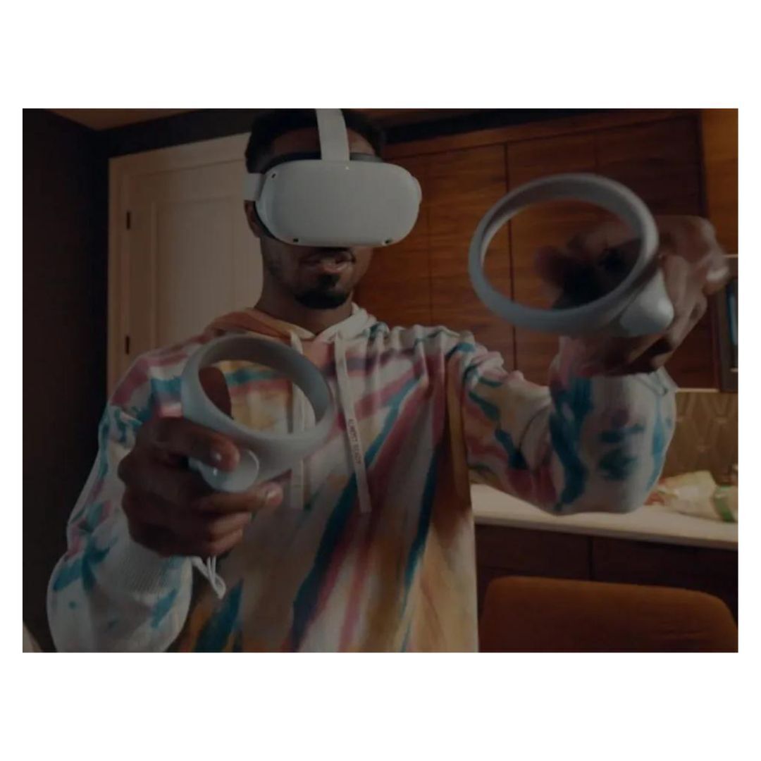 Meta Quest 2 Advanced All-In-One Virtual Reality Headset with 128GB Storage and LCD Display