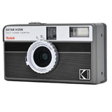 Kodak Ektar H35N 35mm Half Frame Film Camera Bundle with Ultramax 400 24 Exp Film (Striped Black)