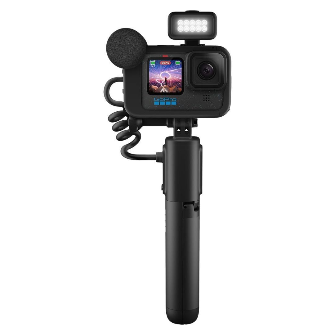 GoPro HERO12 Black Creator Edition All-In-One Camera for Vloggers and Creators with LED Lighting