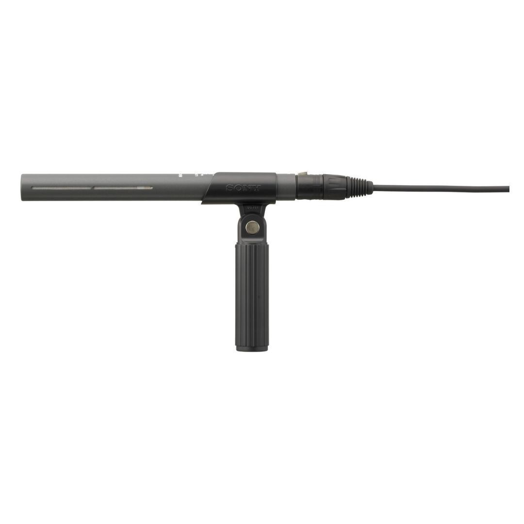 Sony ECM-673 Short-Shotgun Electret-Condenser Microphone for Field and Studio Production (Black)