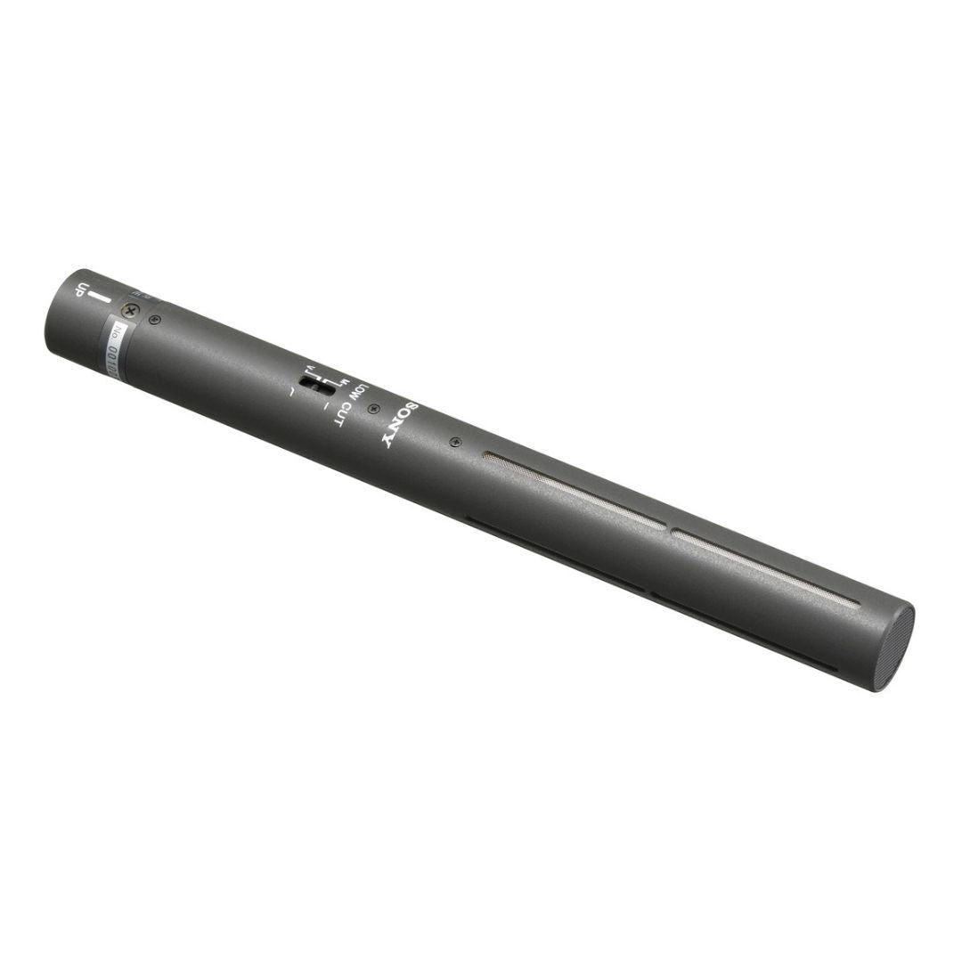 Sony ECM-673 Short-Shotgun Electret-Condenser Microphone for Field and Studio Production (Black)