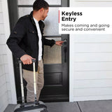 Kwikset Aura Bluetooth Enabled Smart Lock Deadbolt with SmartKey Security (Matte Black)