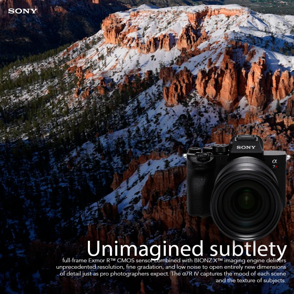 Sony Alpha a7R IV A Full-Frame Mirrorless Camera Body (ILCE7RM4A/B)
