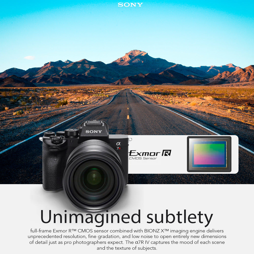 Sony Alpha a7R IV A Full-Frame Mirrorless Camera Body (ILCE7RM4A/B)