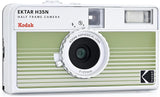 Kodak Ektar H35N 35mm Half Frame Film Camera Bundle with Ultramax 400 24 Exp Film (Striped Green)