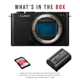 Panasonic LUMIX S9 Full Frame Camera Body with Phase Auto Focus, SD Card and Battery Pack Bundle