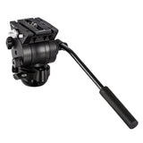 Libec TH-V Tripod System with Dual-Head Base and Case for Continuous Friction Control