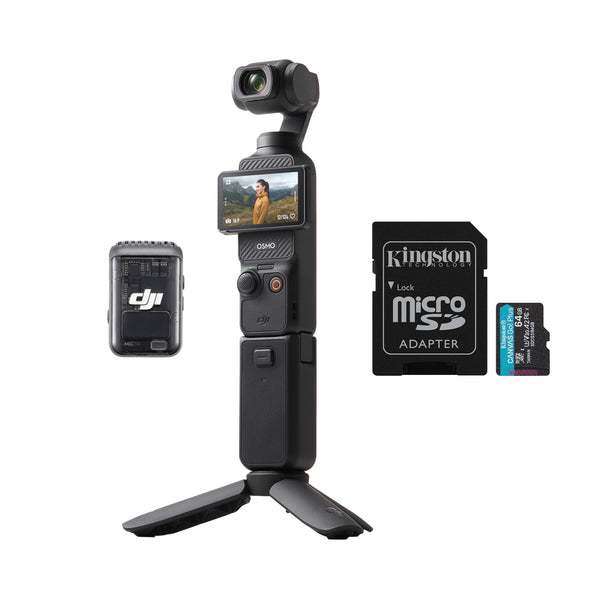 DJI Osmo Pocket 3 Creator Combo with 64GB MicroSDXC Memory Card