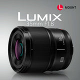 Panasonic Lumix S 35mm f/1.8 Lens, L-Mount, Black (Certified Refurbished)