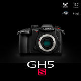 Panasonic LUMIX GH5S Mirrorless Camera, 10.2MP, Cinema 4K (Black) (Certified Refurbished)
