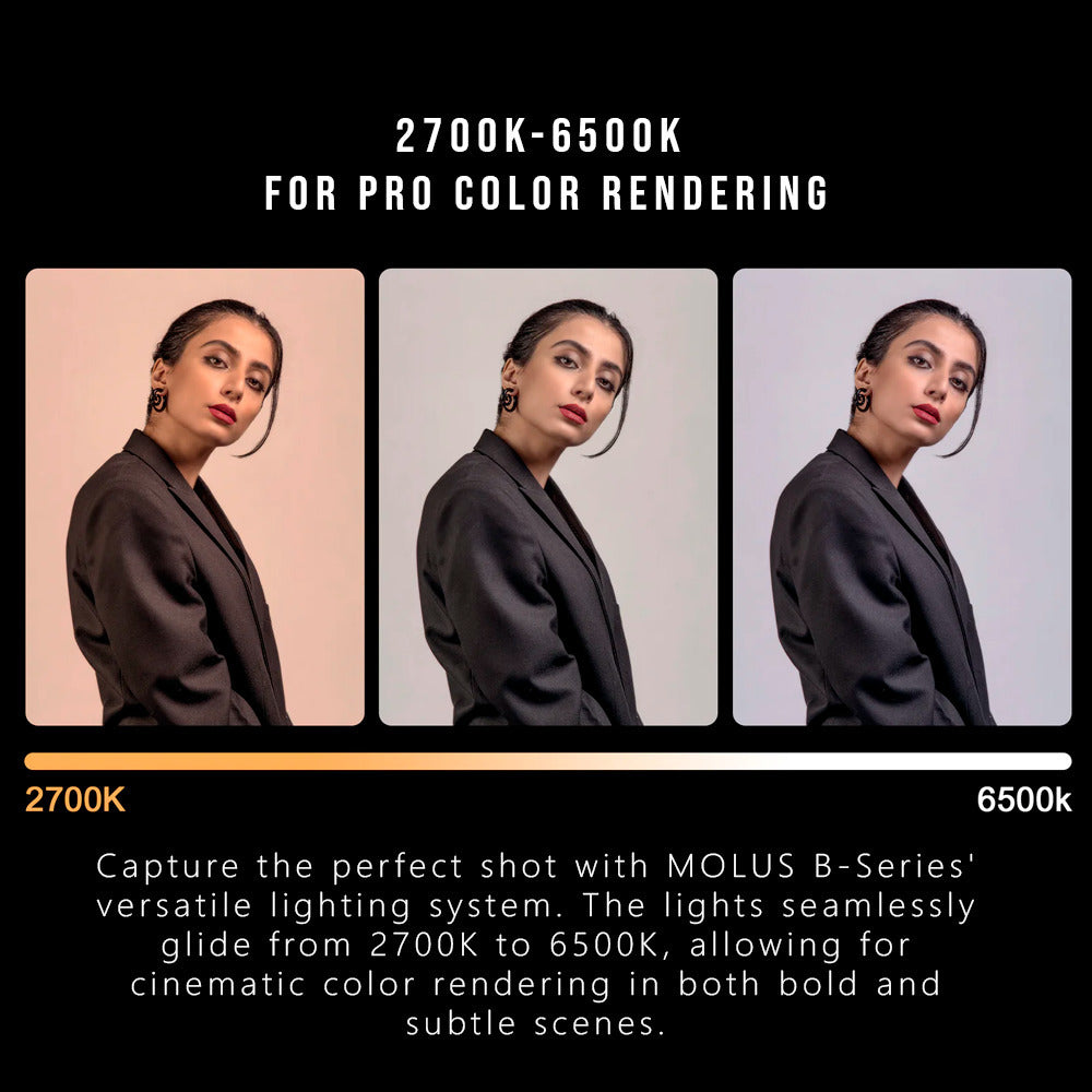 Zhiyun MOLUS B200 Bi-Color LED Monolight with Innovative Cooling System for Creative Professionals