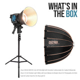 Zhiyun Molus B200 Bi-Color LED Monolight with Zhiyun 3-Feet 90D Parabolic Softbox Bundle