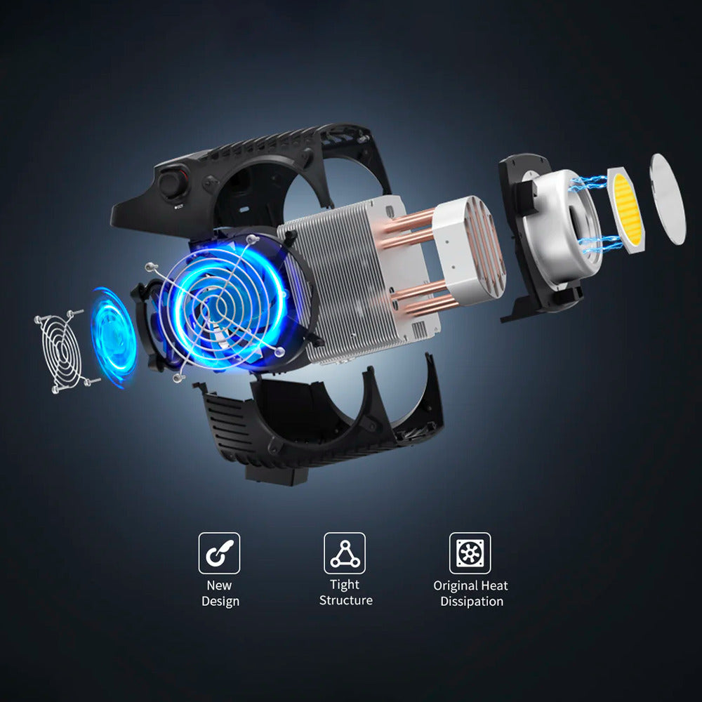 Zhiyun Molus B200 Bi-Color LED Monolight with Zhiyun 3-Feet 90D Parabolic Softbox Bundle