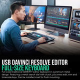 Blackmagic Design DaVinci Resolve Editor Keyboard with Blackmagic Design DaVinci Resolve Bundle