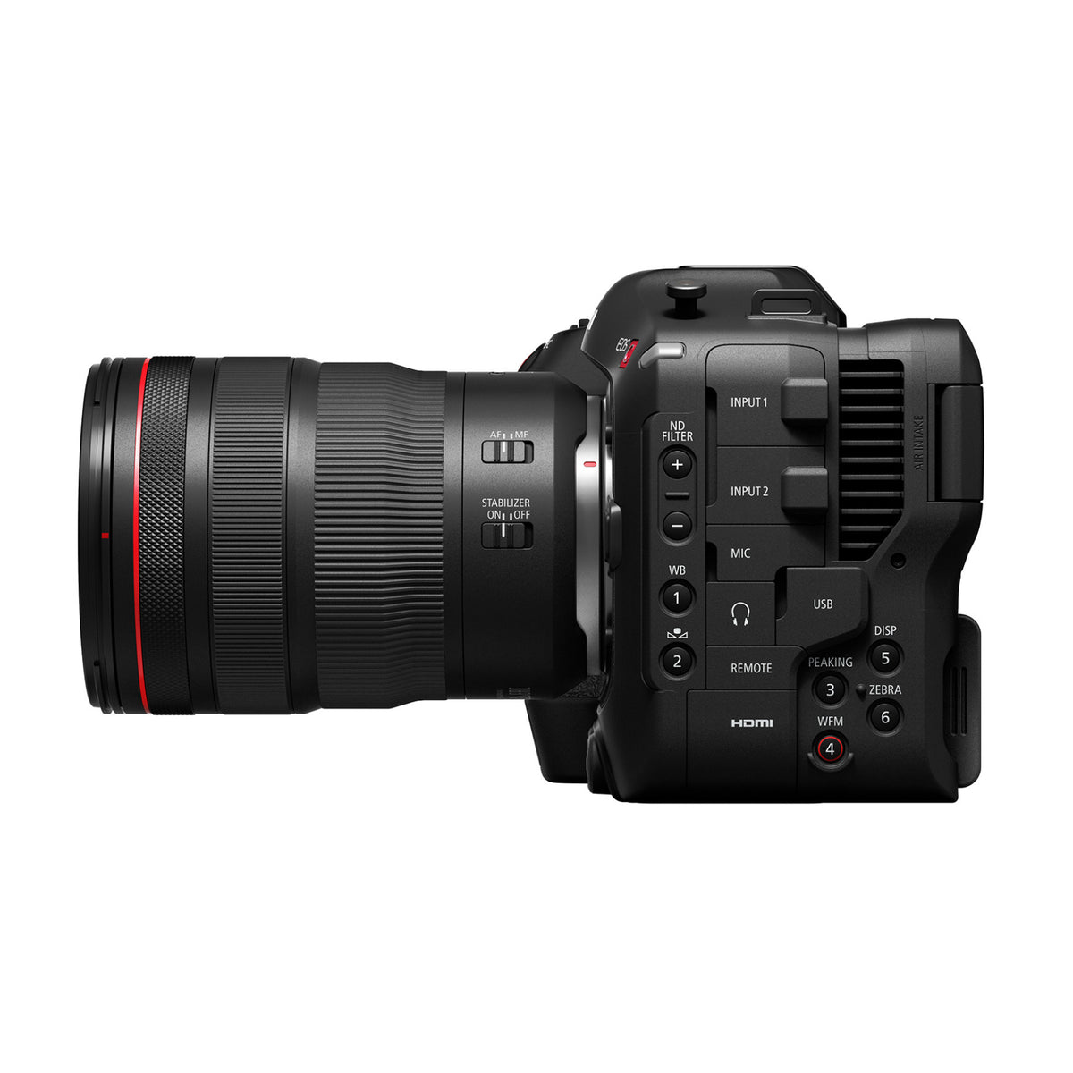 Canon EOS C70 Cinema Camera Kit with 24-70mm Zoom Lens, Built-in RF Mount, and Enhanced Scan Mode