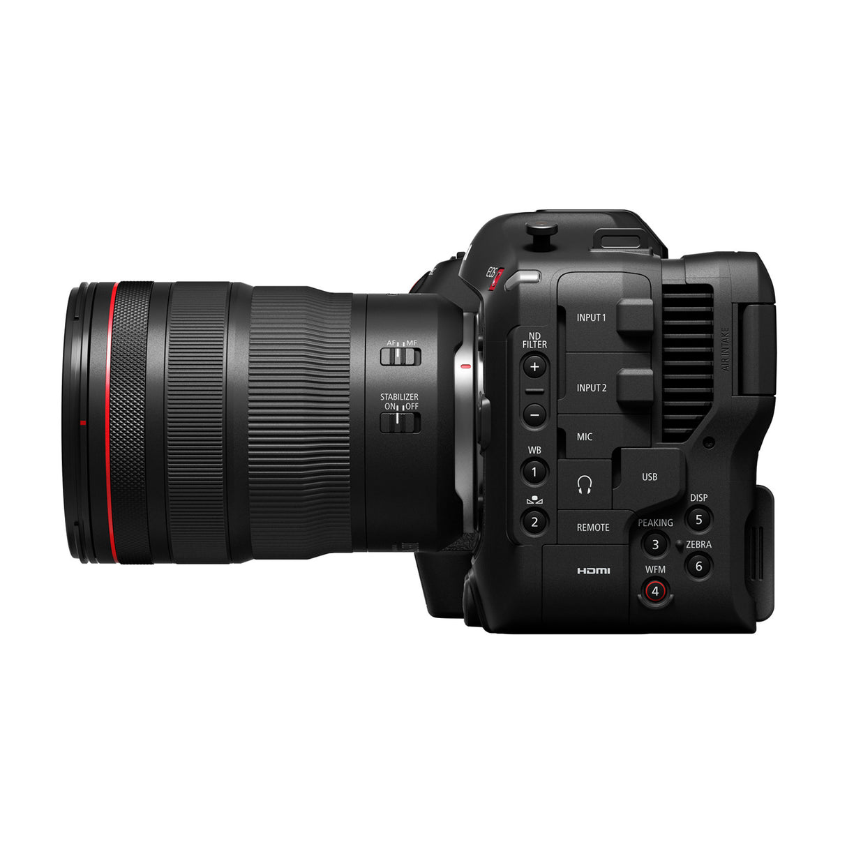 Canon EOS C70 Cinema Camera Kit with 24-70mm Zoom Lens, Built-in RF Mount, and Enhanced Scan Mode