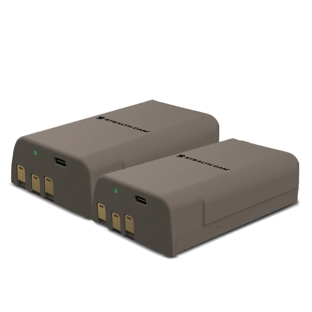 Stealth Cam FieldMAX 12V 5000 mAh Li-Ion Rechargeable Battery for Cellular Trail Cameras (2-Pack)