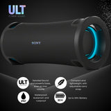 Sony ULT FIELD 7 Wireless Portable Speaker (Black) with Uni-Directional Cardioid Microphone Bundle