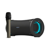 Sony ULT FIELD 7 Wireless Portable Speaker (Black) with Uni-Directional Cardioid Microphone Bundle