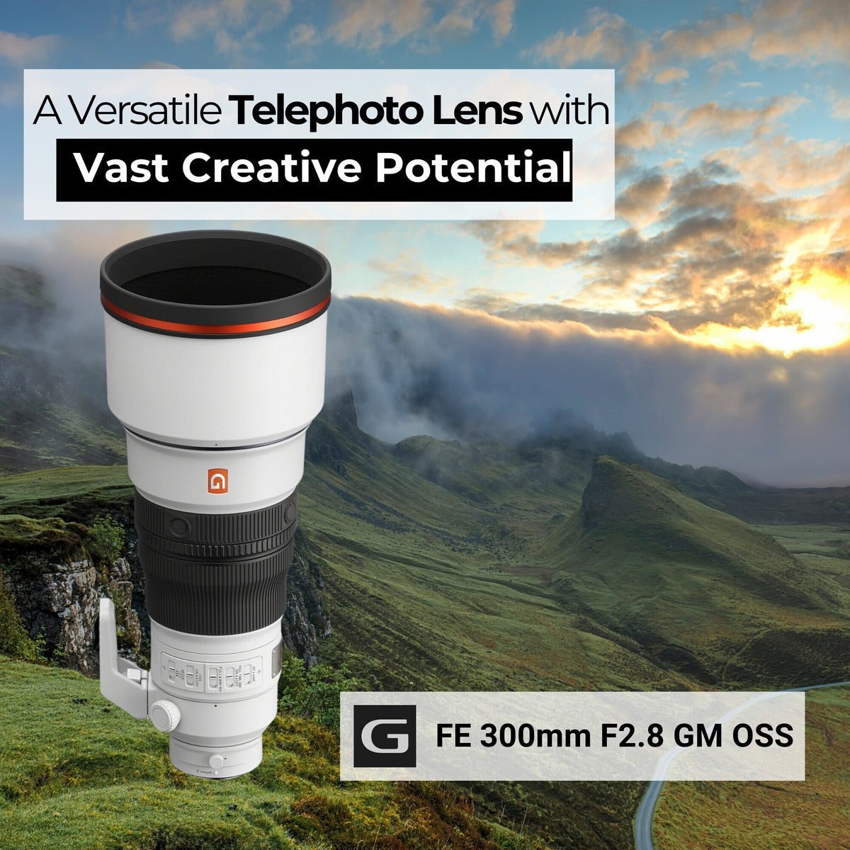 Sony FE 300mm F2.8 GM OSS Full-frame Telephoto Prime G Master Lens (Open Box)