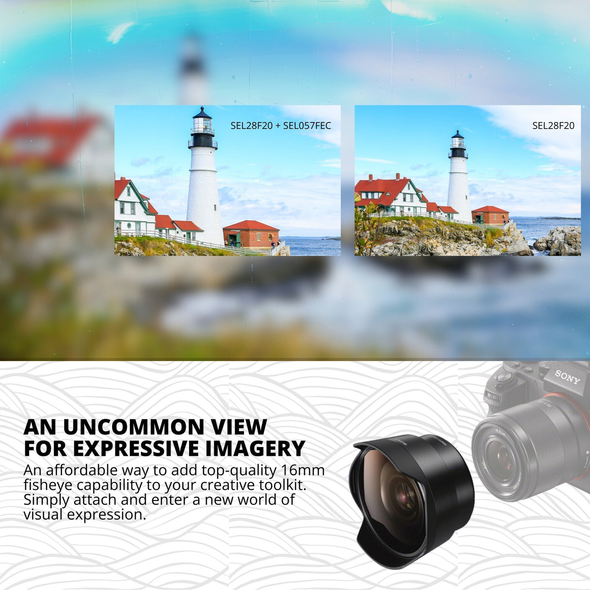 Sony 16mm Fisheye Conversion Lens for 28mm f/2 Lens