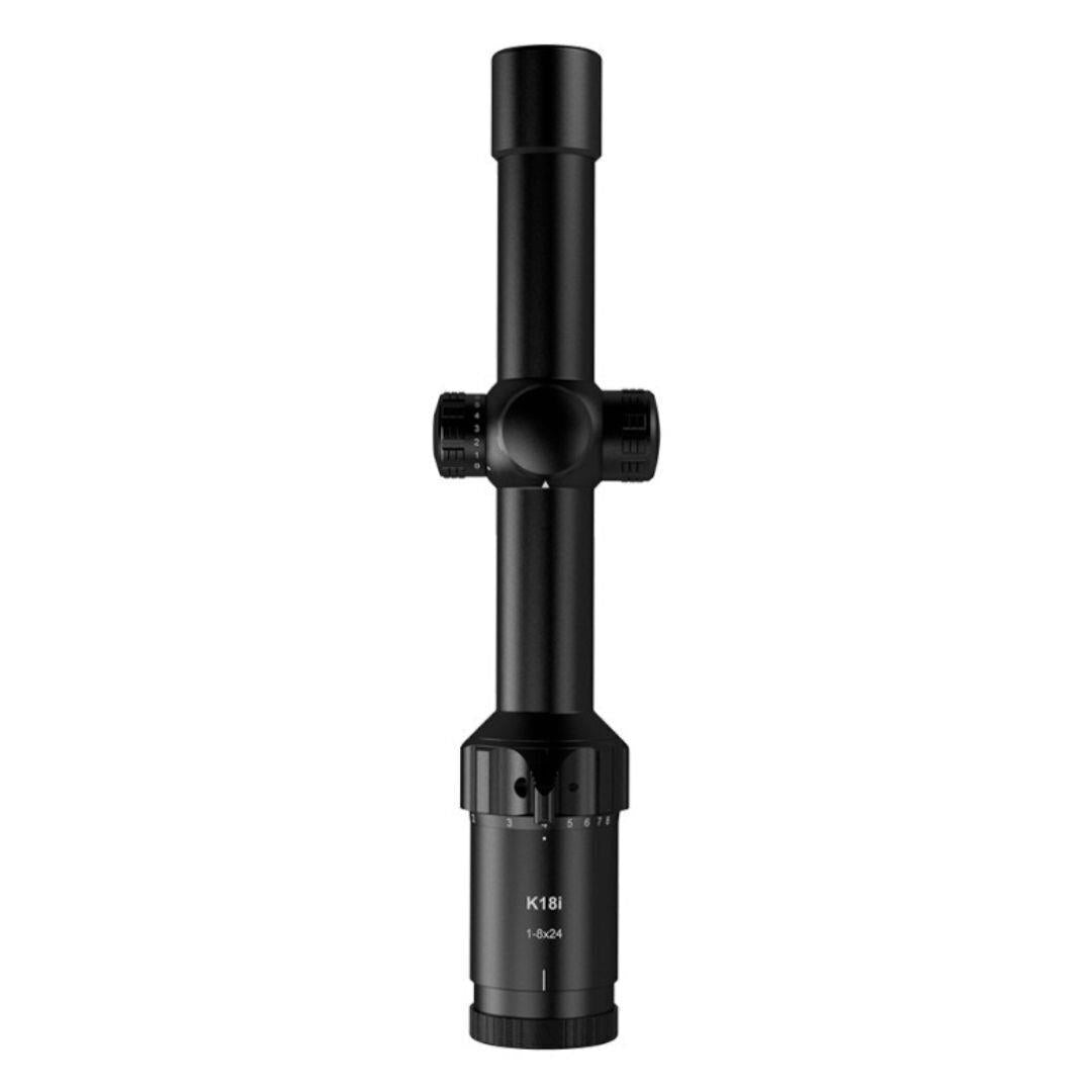 SWAROVSKI OPTIK Kahles K18i 1 to 8x24i Riflescope with 3GR Reticle and 128-Feet Wide Field Of View