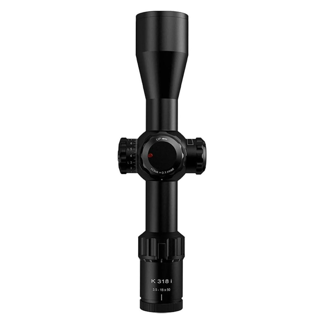 SWAROVSKI OPTIK Kahles K318i 3.5 to 18x50i Riflescope with MOAK MOA Reticle